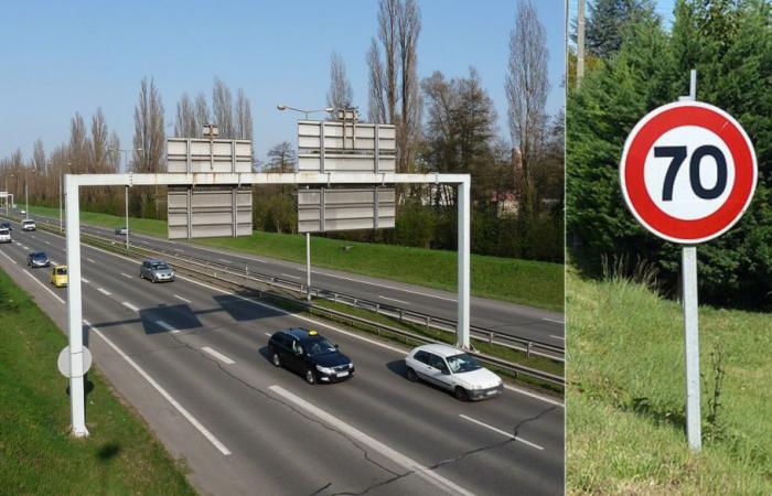 from July 15, the speed will be lowered to 70 km/h on the M35