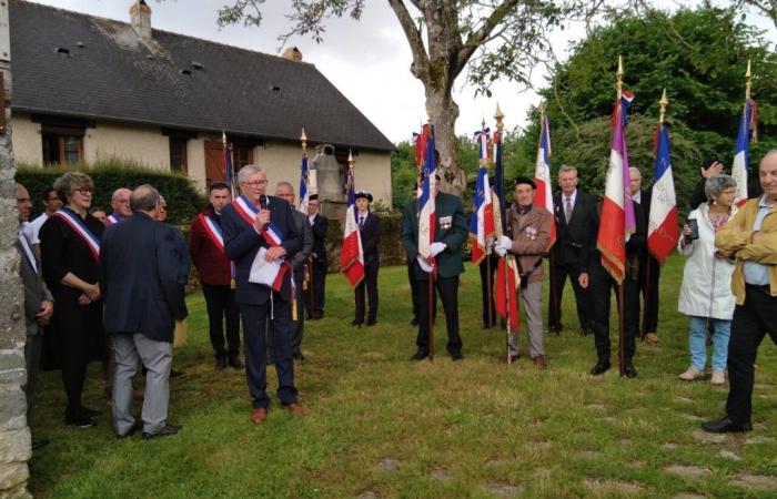 Former Resistance fighter, René Brossard was honored in Assé-le-Boisne, near Alençon