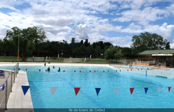 The leisure base and island of Créteil, the perfect swimming spot for a day outdoors