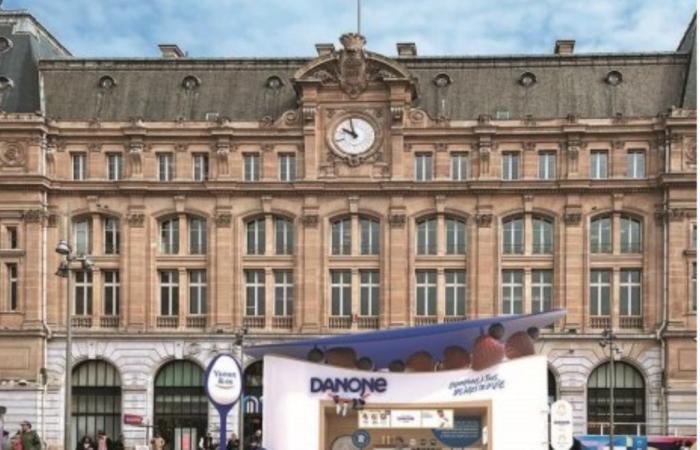 Danone launches the Yogurt & Co kiosk for the Paris 2024 Olympics