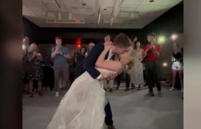 Wisconsin tornado warning forces wedding to join family reunion