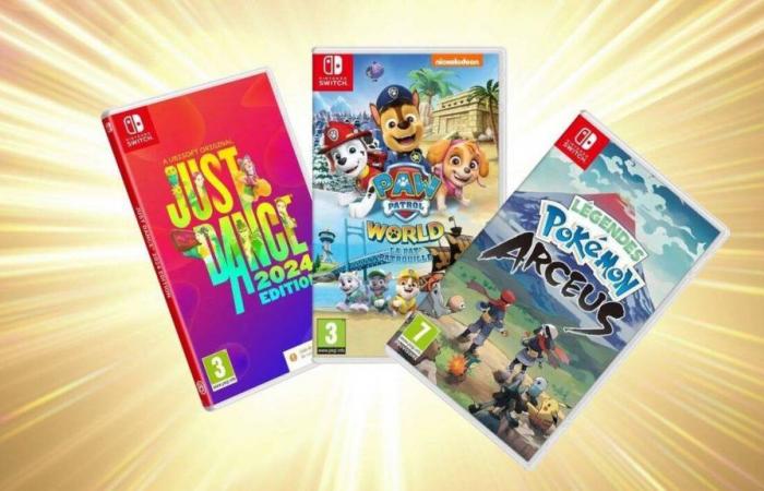 Just Dance, Pokémon… 3 best-selling games at the start of the sales