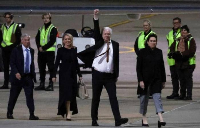 Julian Assange, now free, back in his native Australia – 06/26/2024 at 12:31