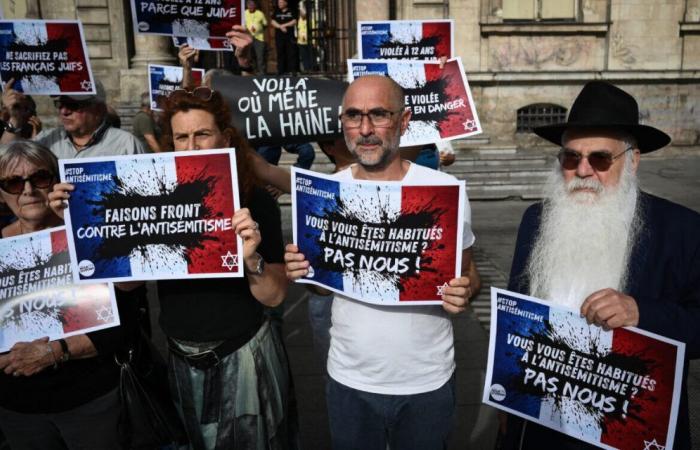 A thousand people gathered in Lyon against anti-Semitism