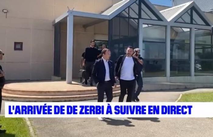 Images of Roberto De Zerbi’s arrival in Marseille