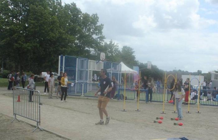 The Olympic day relay met a large audience in Nort-sur-Erdre