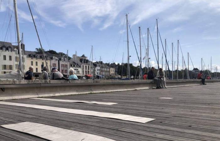 The Simone-Veil esplanade at the port of Vannes will say goodbye to its wooden slats