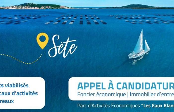 Hérault – Call for applications for the establishment of companies in Sète, PAE des Eaux Blanches