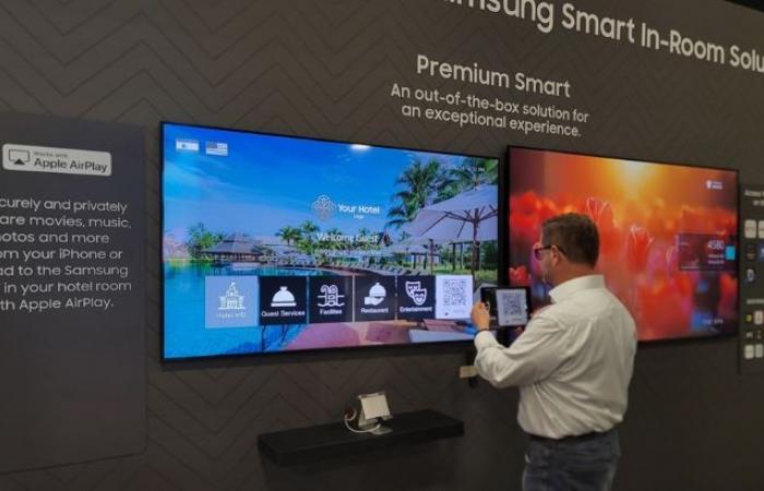 Samsung introduces Apple AirPlay to its hotel TVs – Samsung Newsroom Belgium