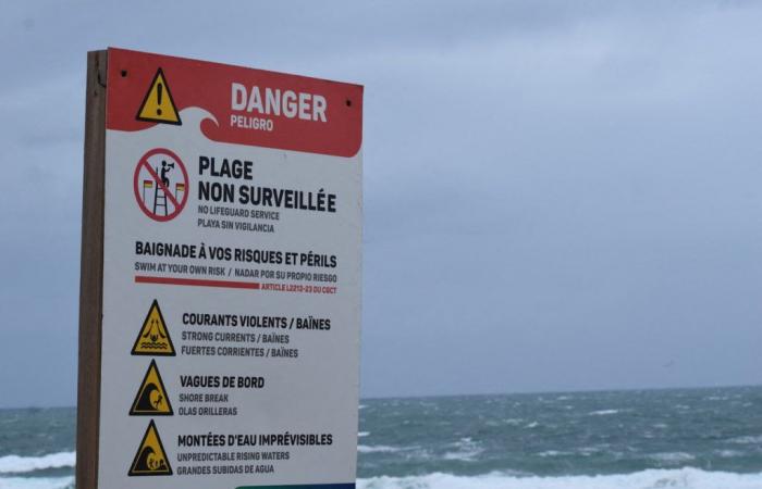 Landes coastline: Friday classified as risky due to very strong sea currents
