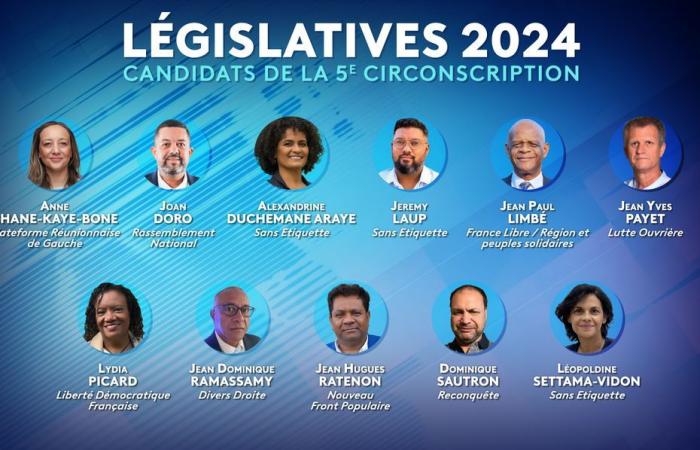 Legislative elections 2024: “Réunionnaises, Réunionnais…”, the promises of the candidates for the 5th constituency of Réunion