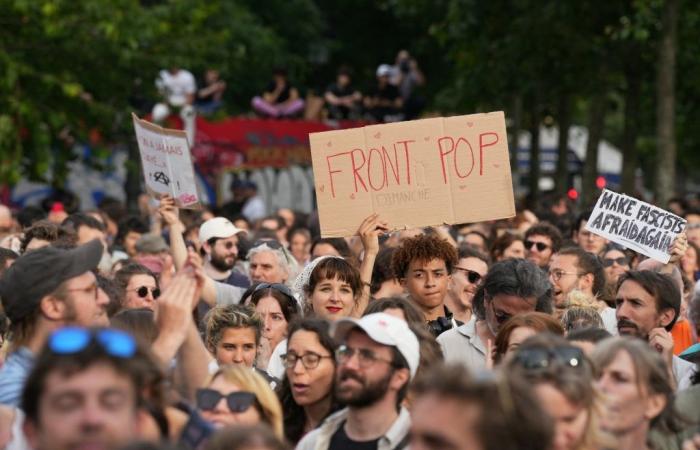 France – World – Rallies against the far right in Paris and in France three days before the legislative elections