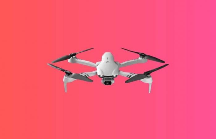 This drone filming in 4K is less than 45 euros during the sales