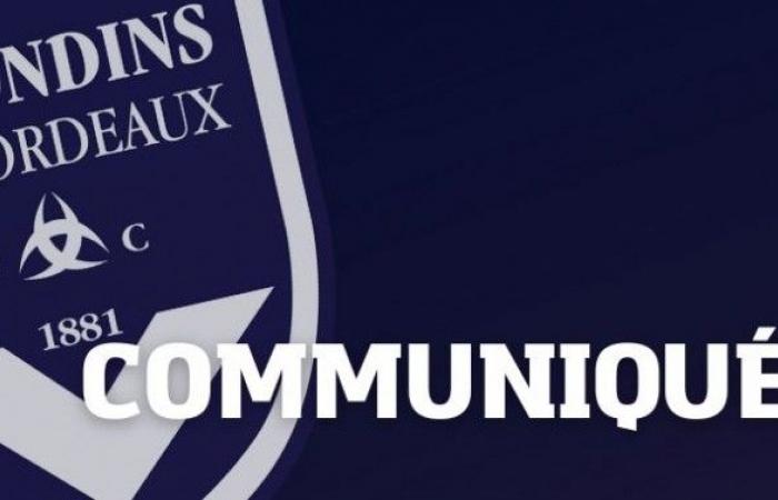 DNCG: press release from the Girondins de Bordeaux