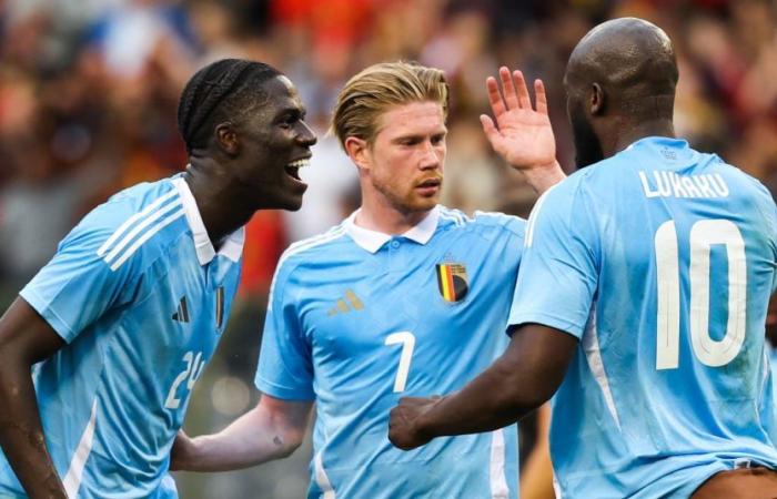 Ukraine-Belgium, why a sky blue jersey for the Red Devils?