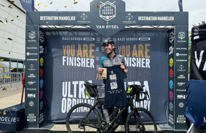 “I pushed the pedals hard!” He completes 2,588 km of cycling race in 5 days, 18 hours and 10 minutes