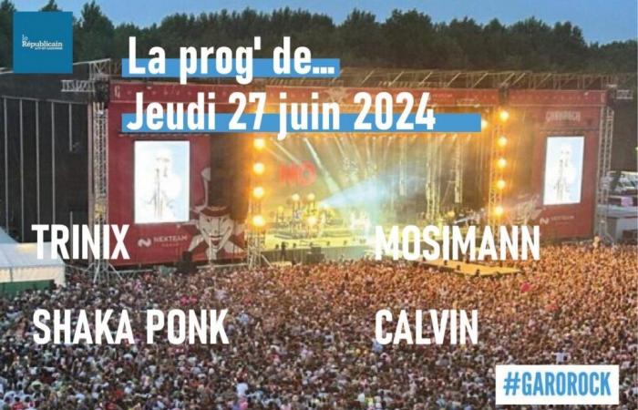 Garorock: what is the weather forecast and what is the program for the start of the festival in Marmande?