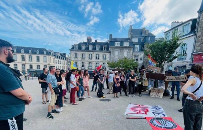 In Vannes, 40 people demonstrate against the far right