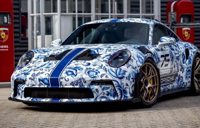 a 911 GT3 RS transformed into an Art Car to celebrate an anniversary (+ images)