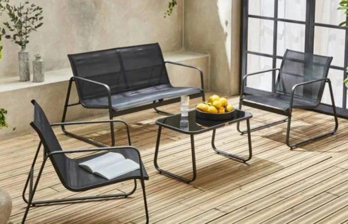 At a low price this Thursday, this metal garden furniture for 4 people is an urgent grab!