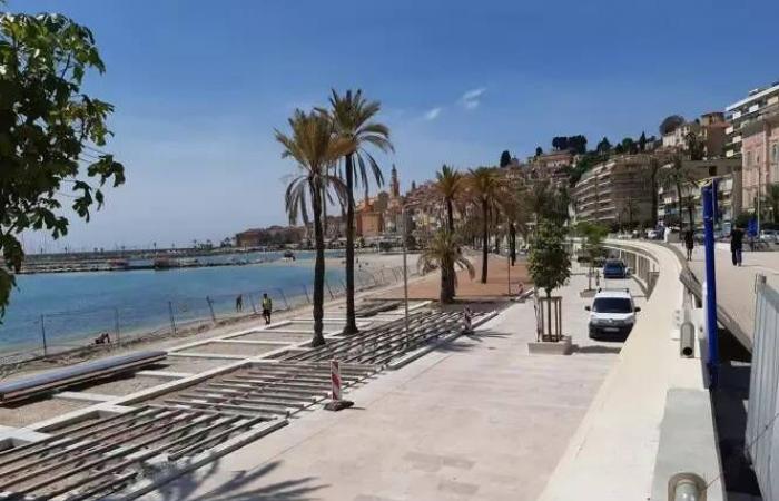 Work is completed on the first private beaches of Garavan in Menton: the opening date is set