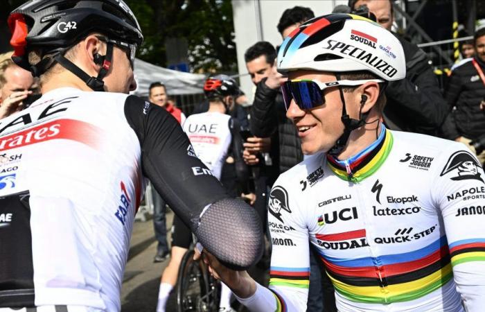 Evenepoel thinks Pogacar is “inaccessible” in this Tour de France