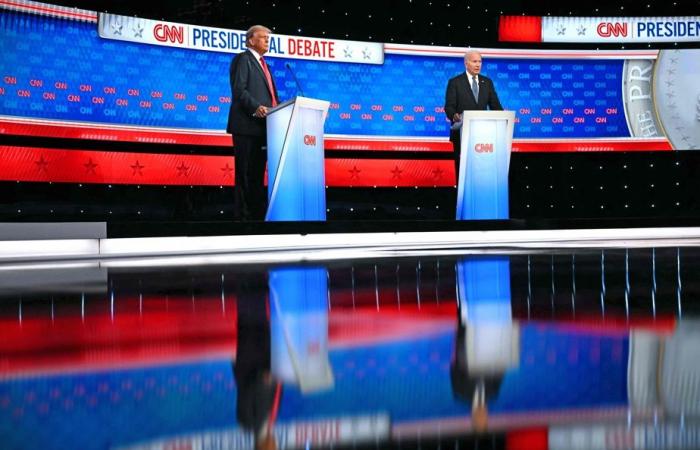 A presidential debate marked by animosity