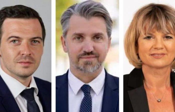 the outgoing candidate Renaissance battling with the RN and the NFP in the 6th constituency of Gironde