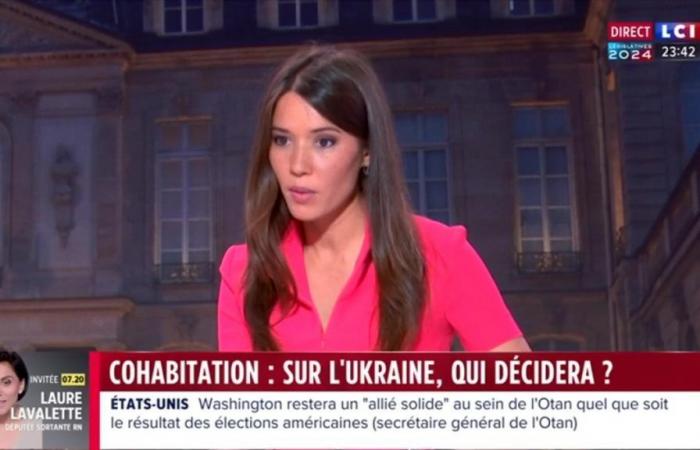 very surprised, François Hollande’s daughter-in-law struggles to keep her seriousness in full political live broadcast – Closer