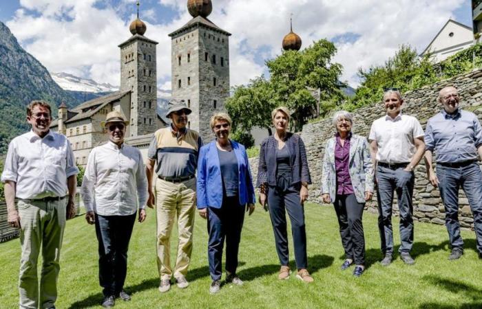 Viola Amherd takes her comrades from the Federal Council to Valais – rts.ch