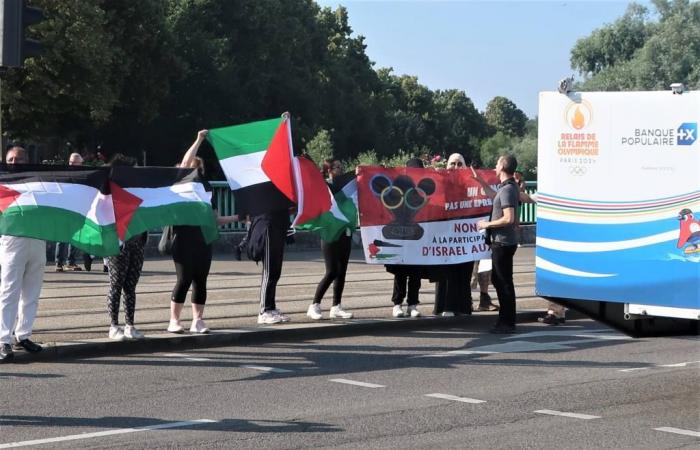 In Mulhouse, the Olympic flame will have shone (fleetingly) for Palestine