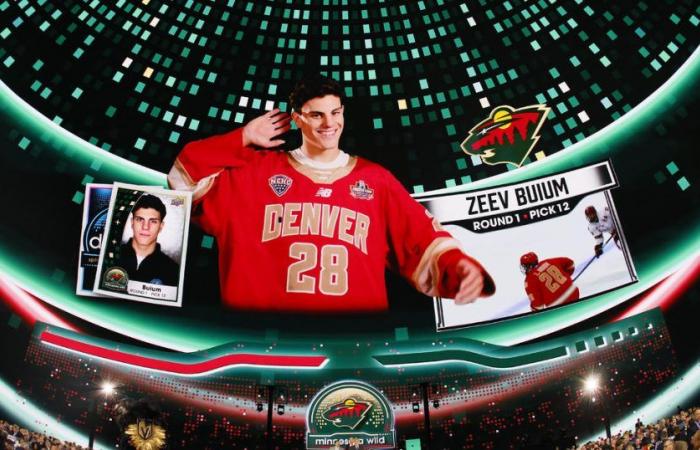 DU defenseman Zeev Buium drafted 12th by Minnesota Wild in first round of 2024 NHL Entry Draft