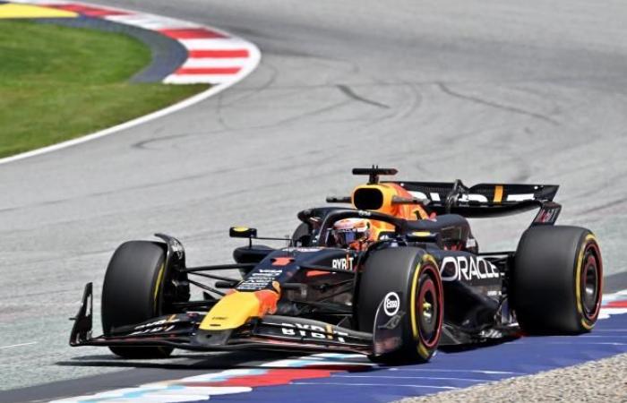 Max Verstappen sets the best time in free practice 1 of the Austrian GP in Spielberg