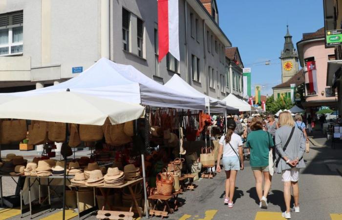 Four folk markets in July in Echallens
