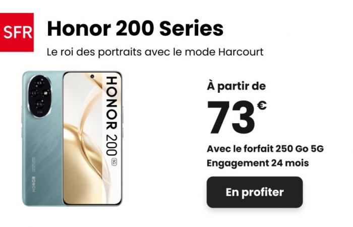 SFR slashes the price of the new HONOR 200 and offers it from €73