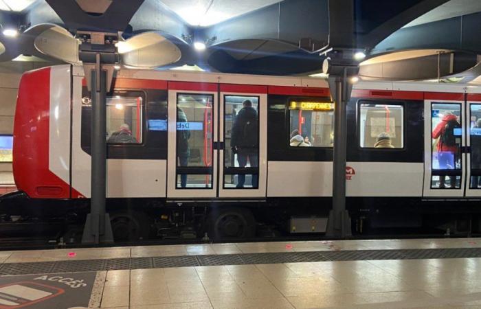 metro line B inaccessible until Monday morning