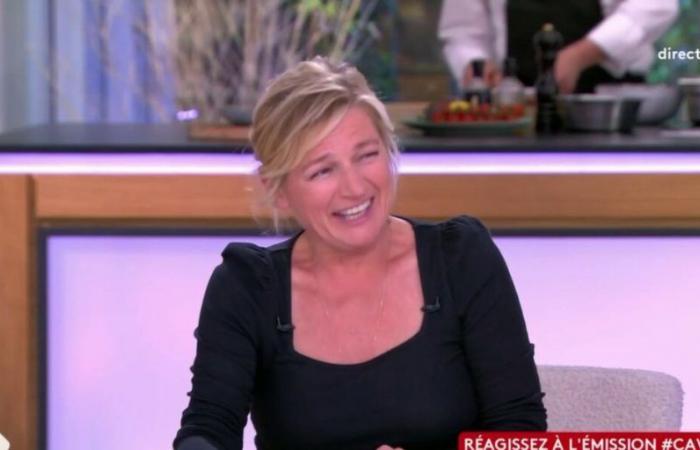 Anne-Elisabeth Lemoine in difficulty in C à vous, she bursts out laughing (VIDEO)