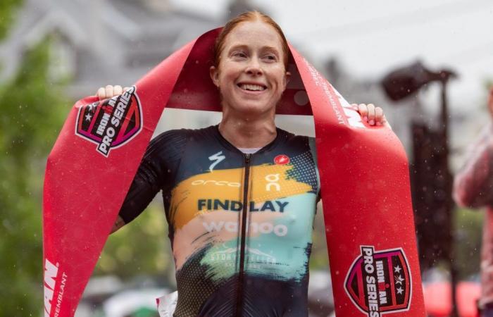 Sanders and Findlay shine in the rain at Ironman 70.3 Mont-Tremblant triathlon