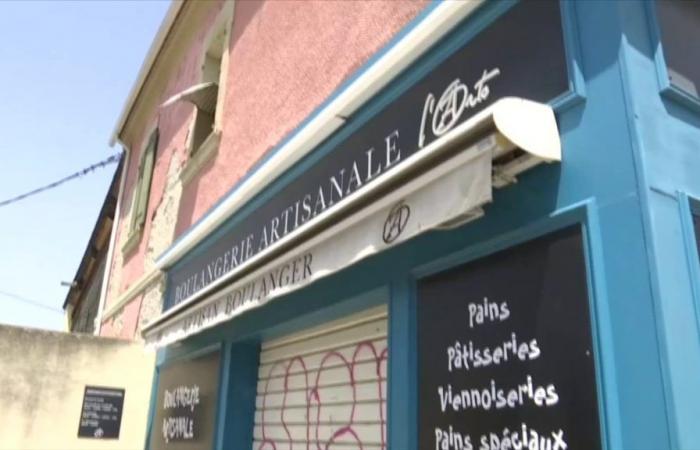 a bakery burned and targeted with racist and homophobic tags