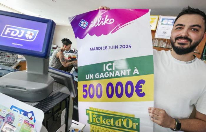 Belfort. Two winners of €500,000 in the same week by scratching an FDJ ticket