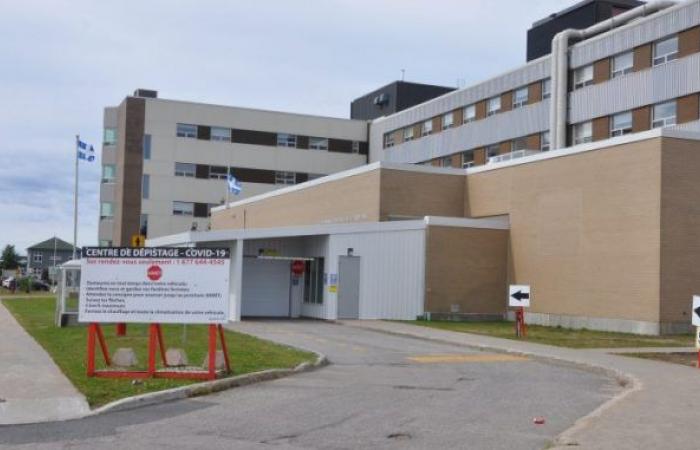 A new construction site begins Tuesday at the entrance to Sept-Îles Hospital
