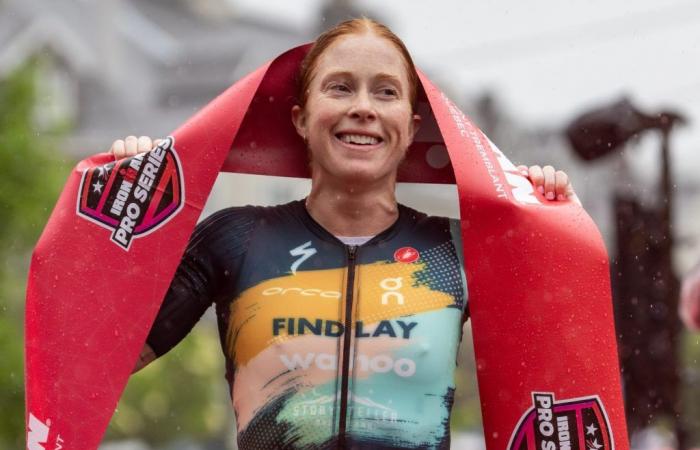 Sanders and Findlay shine in the rain at Ironman 70.3 Mont-Tremblant triathlon
