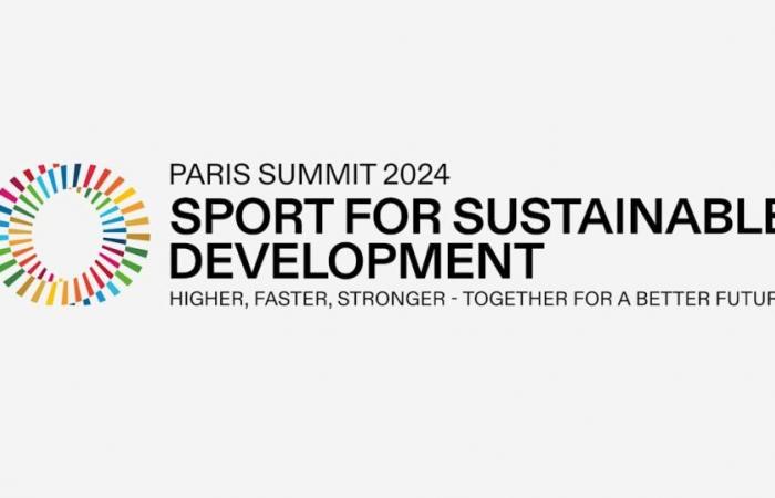 Organization of the Summit for sport and sustainable development on July 25, 2024 in Paris, pre-opening of the Olympic and Paralympic Games