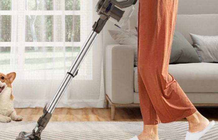 Steeply price drop of -67% on this broom vacuum cleaner at Conforama for sales