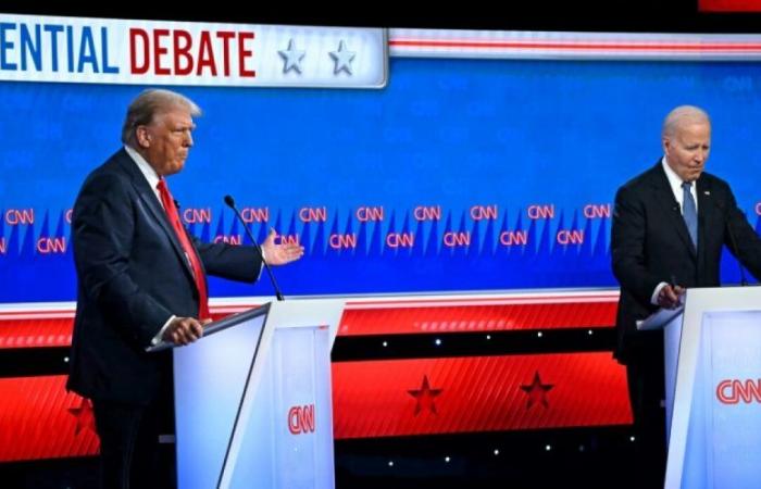 USA 2024: a tense debate between a confident Trump and a confused Biden
