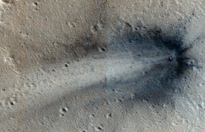 Mars is bombarded with meteorites almost daily
