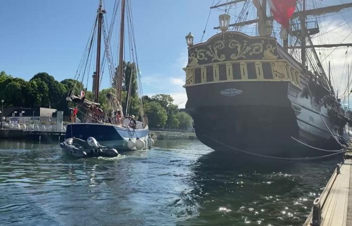 VIDEO. “We are on the boat of the film”, the ship of the Count of Monte Cristo stopping in Lorient