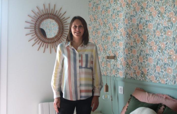 Aurélie Matelet, 44, sets up as an interior designer and colorist in Coëx