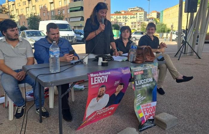 Legislative: Candidates of the New Popular Front of South Corsica meet at the Agora des Cannes