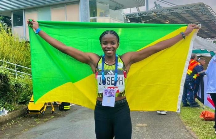 Gemima Joseph 2024 French elite champion in the 100m by setting a new record